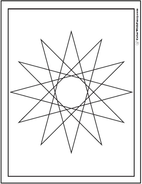 The intricate nature of the picture is fun and interesting. 70+ Geometric Coloring Pages To Print And Customize