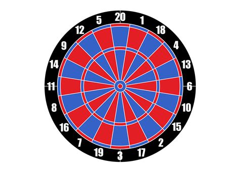 Vector Dartboard Target Darts · Free Vector Graphic On Pixabay