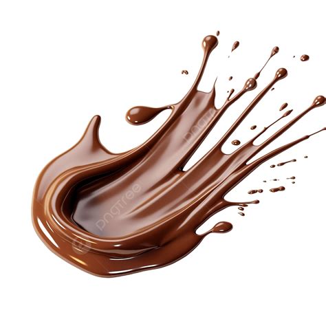 Melted Chocolate Dripping Chocolate Flowing Melted Png Transparent