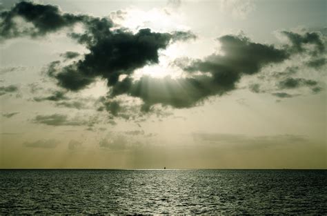 Free Images Sea Nature Ocean Horizon Light Cloud Sky Sun