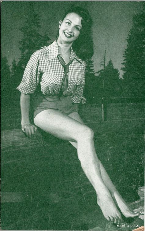Arcade Card Postcard Risqué Sexy Pin Up Woman Outside~138771 Topics