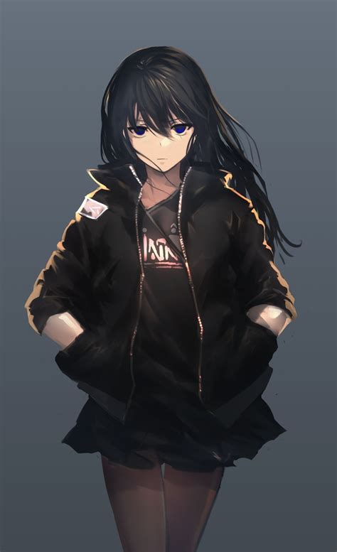 Einzigartig Anime Girl With A Jacket Seleran
