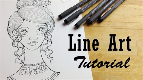 Inking And Lineart Tutorial Real Time How To Ink Traditional Drawings