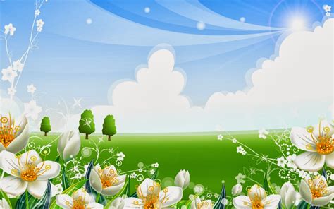 Cartoon Garden Wallpaper Free Pic Gallery