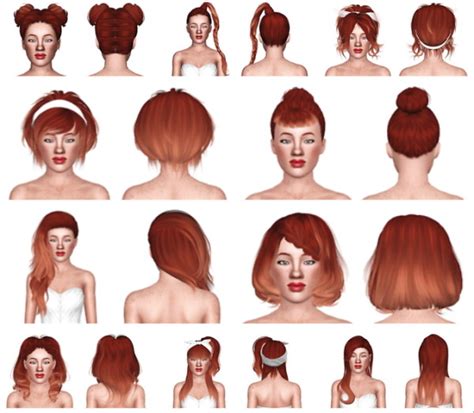 600 Followers T Hairstyle Retextures Part 2 By July Kapo Sims 3 Hairs