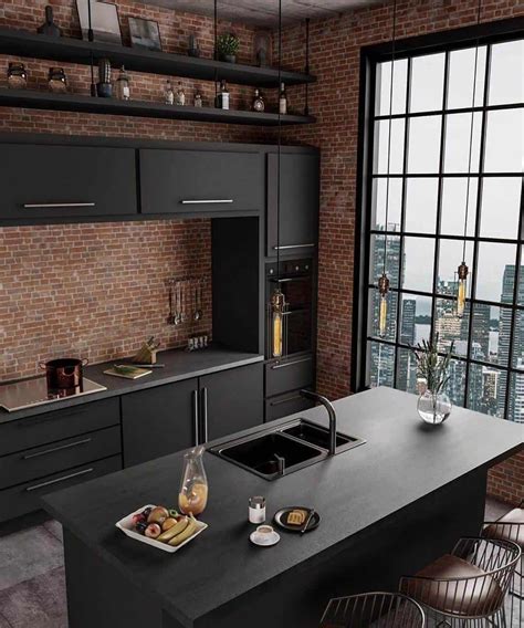 29 Beautiful Black Kitchen Cabinet Ideas To Try In 2021