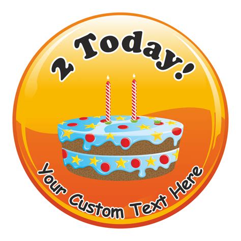 At cakeclicks.com find thousands of cakes categorized into thousands of categories. Happy 2nd Birthday Cake Stickers