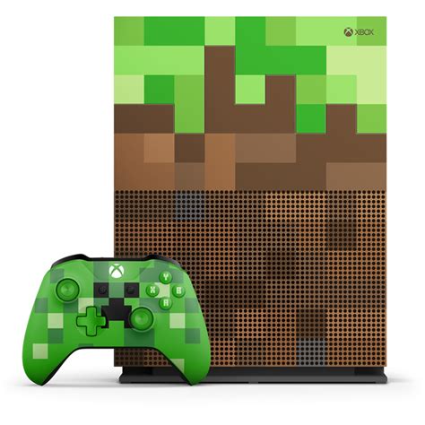 Xbox One S 1tb Limited Edition Console Minecraft Bundle