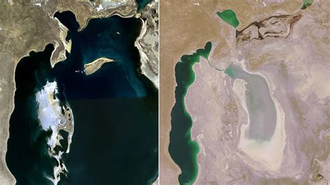 Aral Sea Fourth Largest Lake In The World Nearly Dried Up Page 1