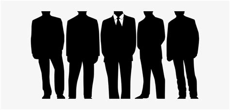 Man In Suit Silhouette Png