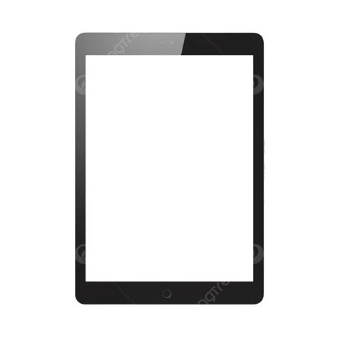 Tablet Flat Symbol Mockup Illustration Tablet Screen Flat Png