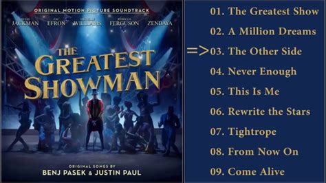 This single song encapsulates most of the major arcs in the movie, from barnum's dream as a child to carlyle's relationship with wheeler to. The Greatest Showman Soundtrack (Full Movie 2018) - YouTube