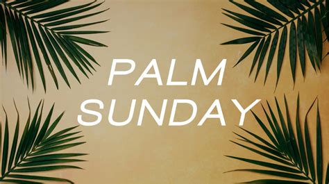 Palm Sunday Adult Devotional 412020 Childress Umc