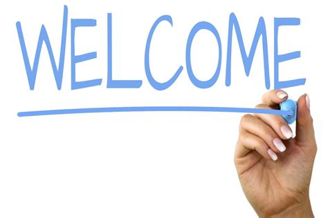 Welcome Free Of Charge Creative Commons Handwriting Image