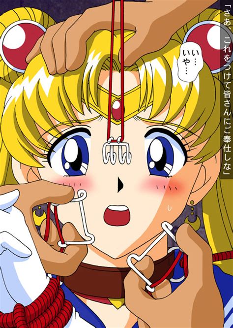 G Nose Sailor Moon Tsukino Usagi Bishoujo Senshi Sailor Moon 1990s Style 1girl Bdsm