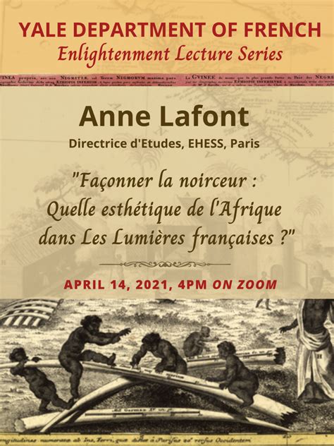 Enlightenment Lecture Series: Anne Lafont, EHESS | Department of French