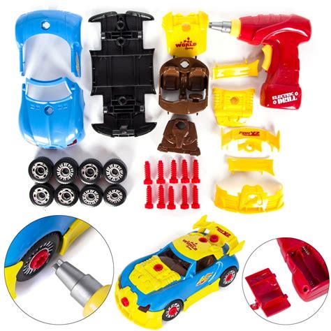 Toy Car Little Mechanic Build Yourself Diy Racecar Assembly Kit