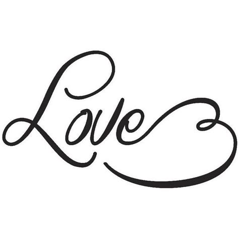 Love Scroll Wall Decal - Small | Wall decals, Love words, Wall