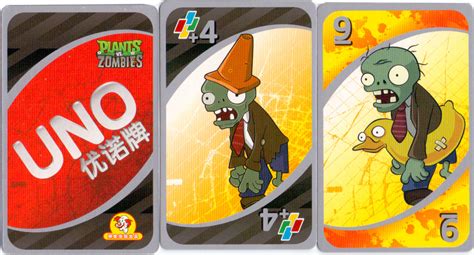 Plants Vs Zombies Uno Card Set The World Of Playing Cards