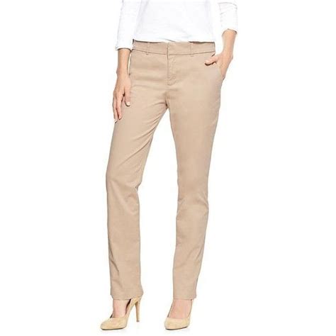 Gap Women Straight Khakis 580 Mxn Liked On Polyvore Featuring Pants