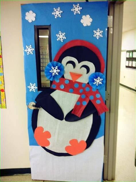 49 Awesome Elementary School Winter Door Decorations Truehome Diy