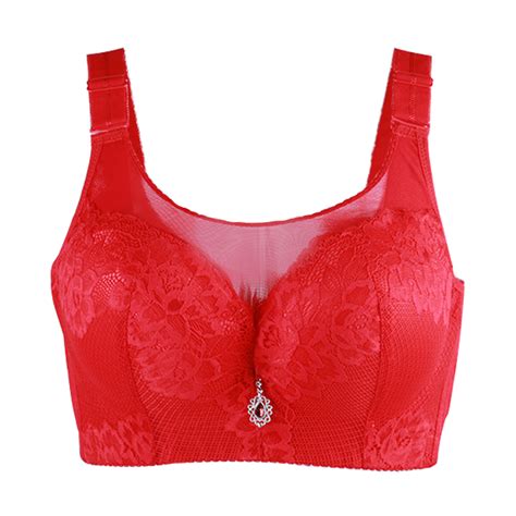Women Full Coverage Lace Front Plus Size Breathable Wirefree Cami Bra