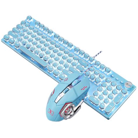 Buy Basaltech Mechanical Gaming Keyboard And Mouse Combo Retro