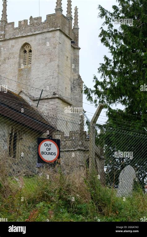Imber Wiltshire Uk 30th Aug 2021 Imber Is An Abandoned Village On