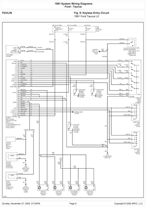 1996 Ford Taurus Wiring Diagram Full Hd Version Wiring Wiring And