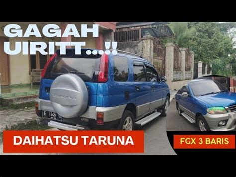 Daihatsu Taruna Fgx Mobil Keluarga Irit Youtube