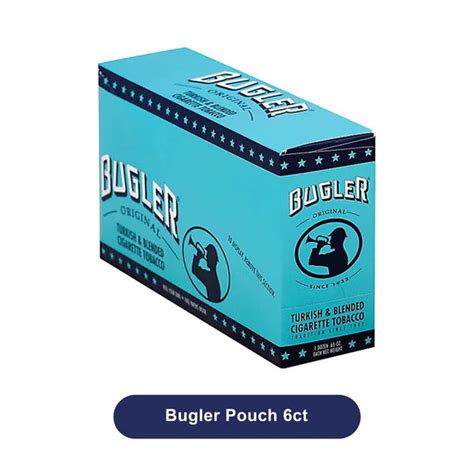 Bugler Loose Tobacco Pouch 065oz 6ct