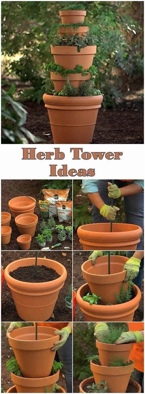 Herb Tower Ideas Page 2 Of 3 Dream Garden 101 Herbs Herb