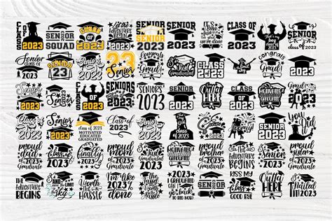 Graduation Svg Bundle Senior Class Of 2023 Svg Graduate Svg By