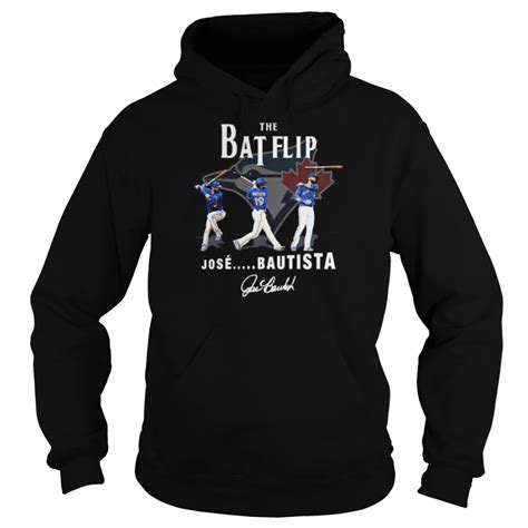 The Bat Flip Jose Bautista Toronto Blue Jays Signatures Shirt Kingteeshop