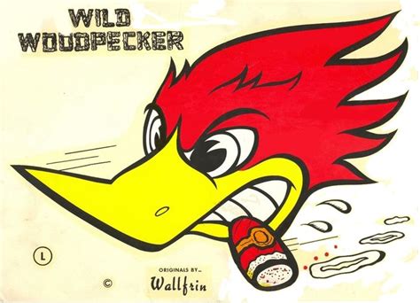 Woody Woodpecker Hot Rod Tattoo Cartoon Art Woody Woodpecker