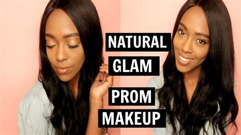 natural glam summer makeup tutorial darkskin friendly youtube