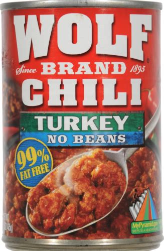 Wolf Brand Turkey Chili No Beans 15 Oz Kroger