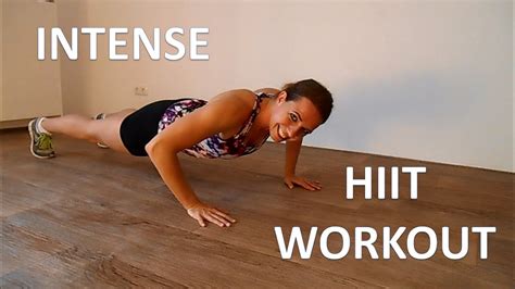 Minute Intense Hiit Workout At Home No Equipment For Gym Fitness And Workout ABS Tutorial