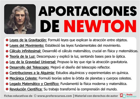 Aportaciones De Isaac Newton