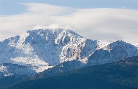 Snowy Pikes Peak Photograph By Swkrullimaging Fine Art America