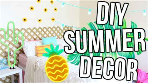 Diy Pinterest Summer Room Decor Youtube
