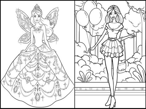 20 Attractive Barbie Coloring Pages You Can Try In 2023