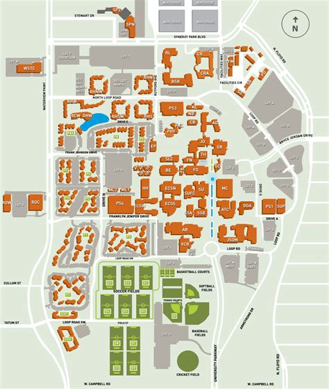 University Of Texas At Dallas Campus Map Get Latest Map Update