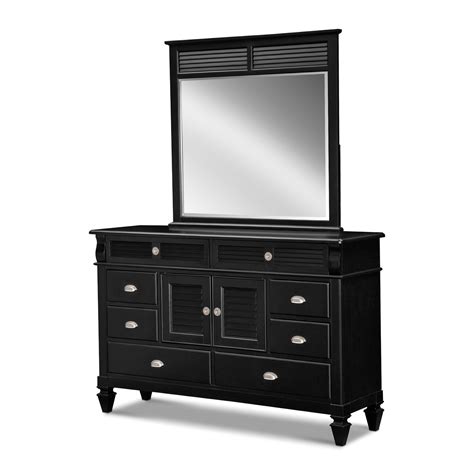 This little dresser gave me a bit of a headache, but i love it in red! Tall Black Dresser With Mirror | Home Design Ideas