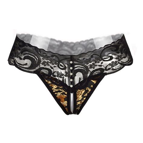 buy underwear women sexy lace leopard open crotch lace panties lingerie briefs