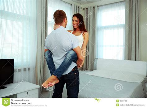 Happy Couple In Passionate Embrace Stock Image Image Of