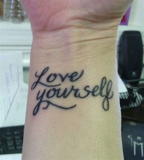 Maybe you would like to learn more about one of these? Love Yourself | Tattoo designs | Pinterest | Love yourself ...
