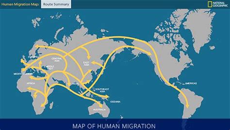 Map Of Human Migration Inter Press Service