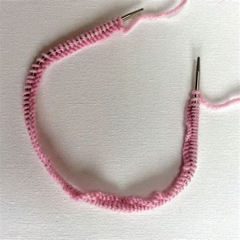 Circular knitting needles feature 2 knitting needles that are connected by a cable. tutorial: knitting in the round with circular needles ...