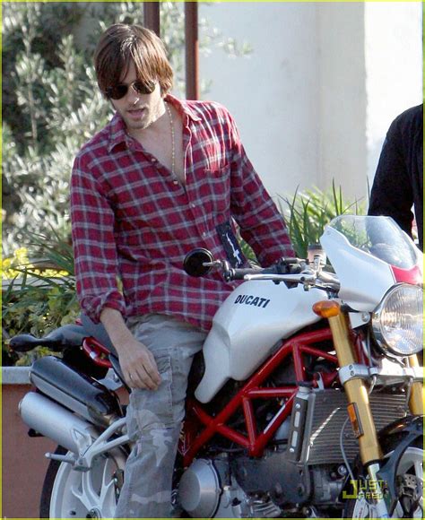 jared leto is a motorcycle man photo 1157951 photos just jared entertainment news